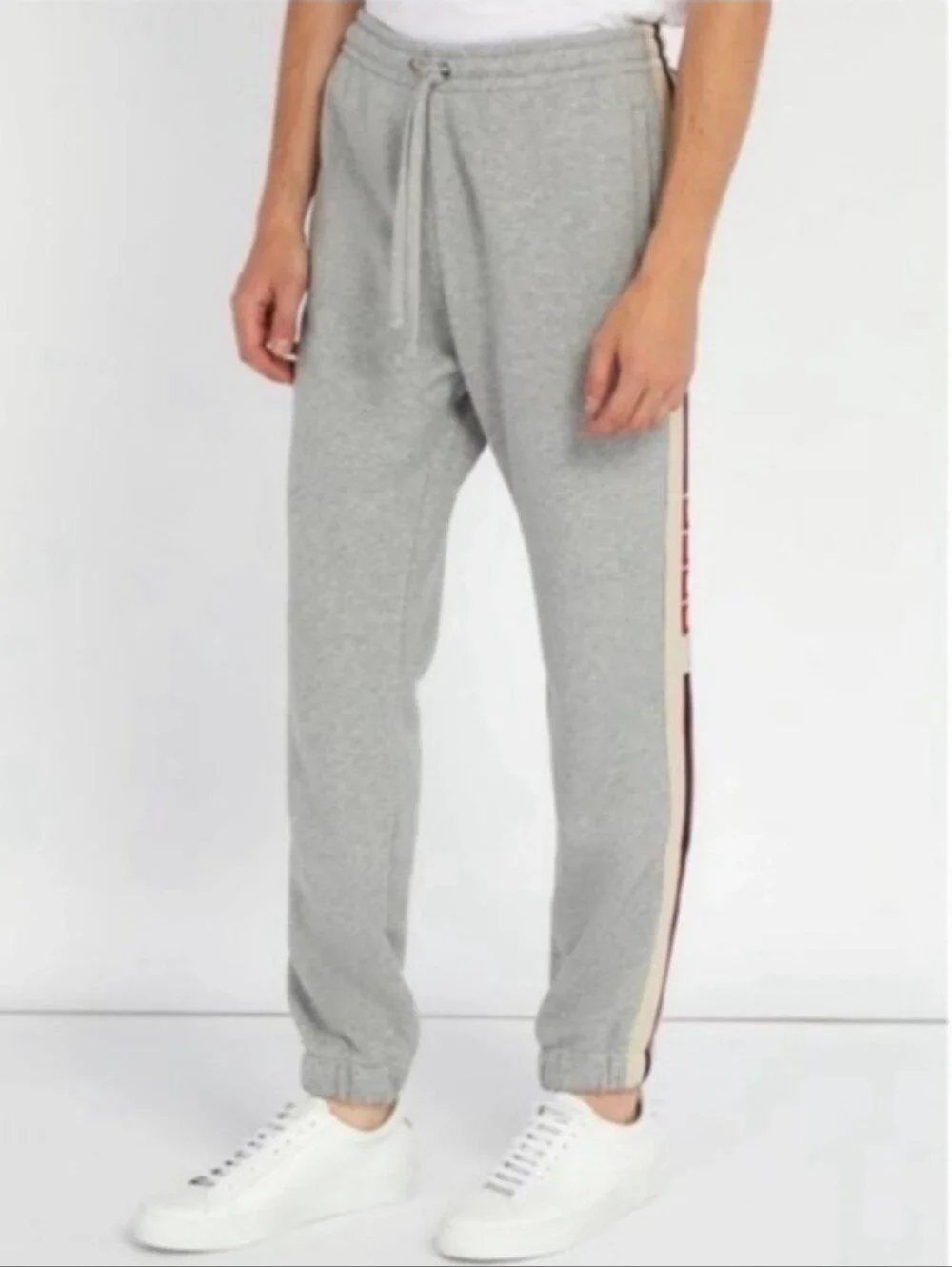 New Gucci Tiger Track Sweatpants In Grey EXCELLENT CONDITION 100% Authentic XS